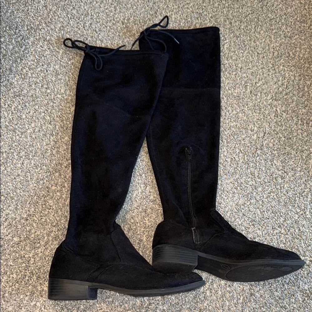 Black Over-the-Knee Boots